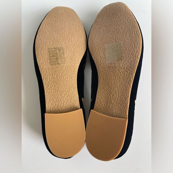 Jack Rogers Velvet Embroidered Slippers Size 5 - Picture 7 of 10